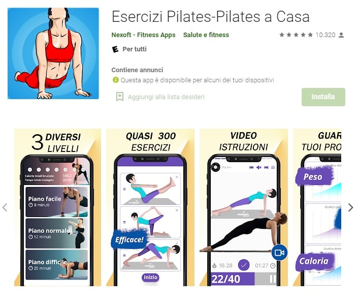 esercizi pilates pilates a casa