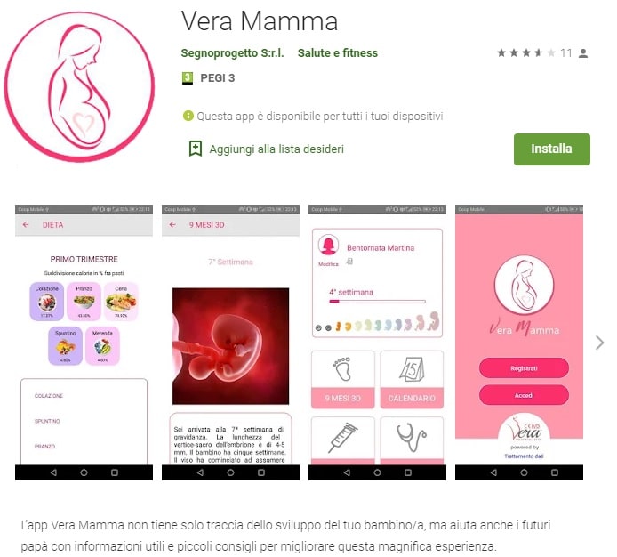 vera mamma app gravidanza per mamme e papa min